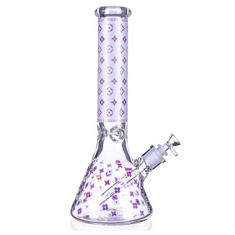 purple louis vuitton bong|Purple LV beaker bong – Kootz smoke shop.